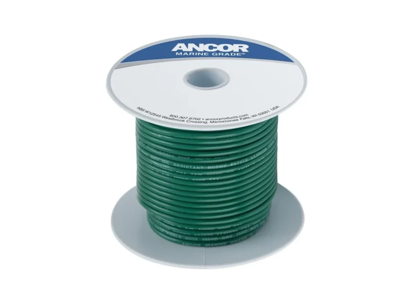 Ancor #10 Green 25ft Spool Tinned Copper