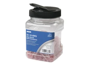 Ancor 22-18 Butt Connector Heat Shrink Red 250 Pack Jar