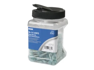 Ancor 16-14 Butt Connector Heat Shrink Blue 250 Pack Jar