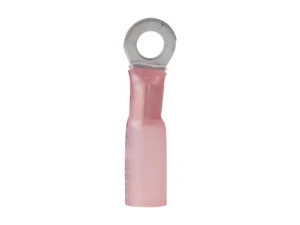 Ancor 22-18 #8 Ring Terminal Heat Shrink Red 25 Pack