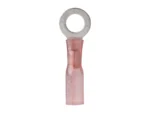 Ancor 22-18 1/4 Ring Terminal Heat Shrink Red 25 Pack