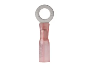 Ancor 22-18 1/4 Ring Terminal Heat Shrink Red 25 Pack
