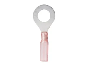 Ancor 22-18 3/8 Ring Terminal Heat Shrink Red 25 Pack