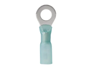 Ancor 16-14 1/4 Ring Terminal Heat Shrink Blue 100 Pack