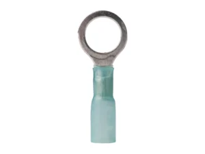 Ancor 16-14 3/8 Ring Terminal Heat Shrink Blue 100 Pack