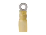Ancor 12-10 #8 Ring Terminal Heat Shrink Yellow 25 Pack
