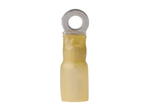 Ancor 12-10 #8 Ring Terminal Heat Shrink Yellow 100 Pack