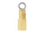Ancor 12-10 #10 Ring Terminal Heat Shrink Yellow 25 Pack