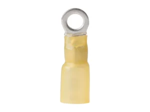 Ancor 12-10 #10 Ring Terminal Heat Shrink Yellow 25 Pack