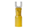 Ancor 12-10 #8 Spade Heat Shrink Yellow 25 Pack