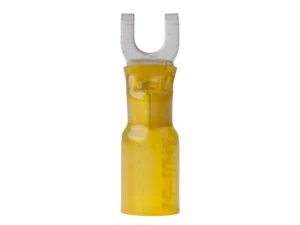 Ancor 12-10 #8 Spade Heat Shrink Yellow 25 Pack