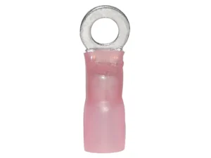 Ancor 8AWG 1/4 Ring Terminal heat Shrink Red 25 Pack