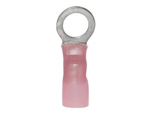 Ancor 8AWG 3/8 Ring Terminal Heat Shrink Red 25 Pack