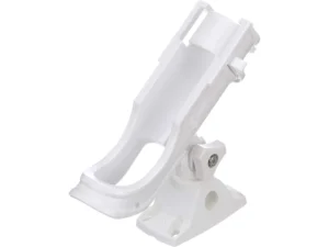 Attwood Heavy Duty Adjustable White Rod Holder with Combo Mount