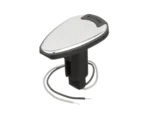 Attwood 910T Series Teardrop Base 2-Pin Over Mold 306 Stainless Steel Black Cover