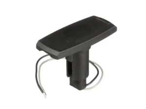 Attwood 910V Series Rectangle Base 2-Pin Black Composite Cover