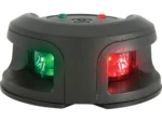 Attwood LightArmor Deck Mount LED Navigation Light 2NM Black Composite Bi-Color