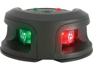 Attwood LightArmor Deck Mount LED Navigation Light 2NM Black Composite Bi-Color
