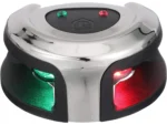 Attwood LightArmor Deck Mount LED Navigation Light 2NM Stainless Steel Bi-Color