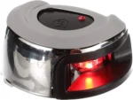 Attwood LightArmor Deck Mount LED Navigation Light 2NM Stainless Steel Red