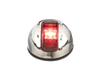 Attwood LightArmor Round LED Navigation Light 2NM Stainless Steel Red