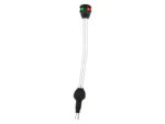 Attwood LightArmor Bi-Color 10in Angled Locking Collar Pole 2-Pin LED
