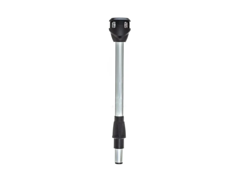 Attwood LightArmor Bi-Color 10in Straight Locking Collar Pole 3-Pin LED with Task Light