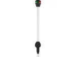 Attwood LightArmor Bi-Color 14in Straight Locking Collar Pole 3-Pin LED with Task Light