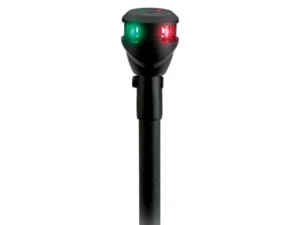 Attwood LightArmor Bi-Color 14in Straight Locking Collar Pole 3-Pin LED with Task Light