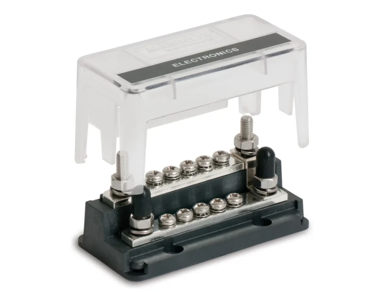 BEP Z Bar 10 Way Buss Bar 4 1/4in Studs 10 5/32 Terminal 200A 50V DC