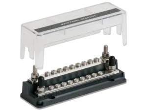 BEP Z Bar 18 Way Buss Bar 4 1/4in Studs 18 5/32 Terminal 200A 50V DC