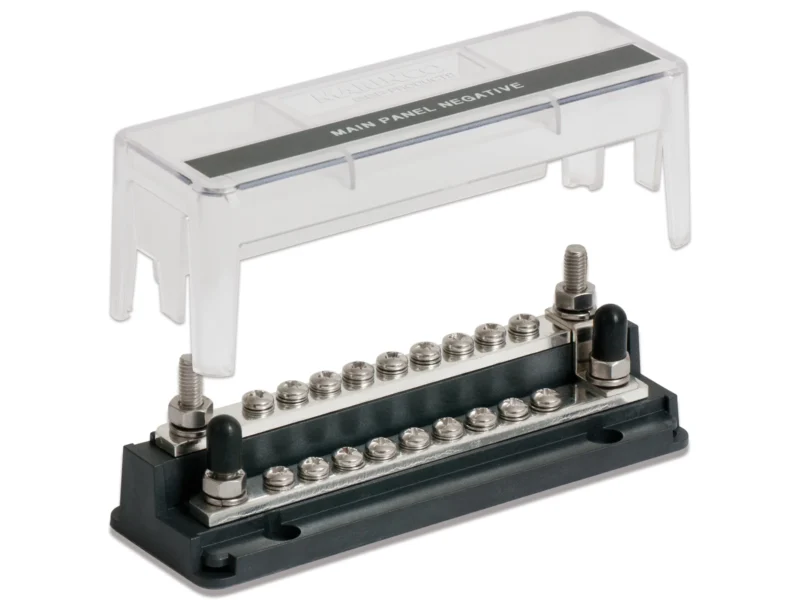 BEP Z Bar 18 Way Buss Bar 4 1/4in Studs 18 5/32 Terminal 200A 50V DC