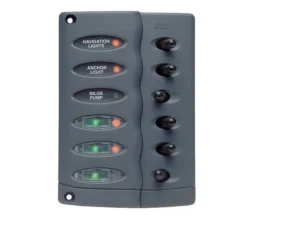 BEP CSP6-F 6 Way Switch Panel Water Proof With Fuse Holder