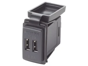 Blue Sea Dual USB 4.8A Charger Port 12/24vDC Switch Mount