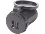 Blue Sea Dual USB 4.8A Charger Port 12/24vDC Socket Mount