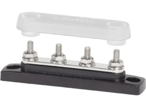 Blue Sea Common 100A MiniBus Four  #10-32 Studs With Cover