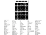 Blue Sea 4217 Label Kit DC H2O 120 Square Black