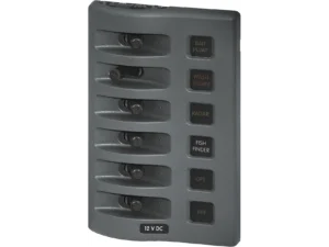 Blue Sea Weather Deck Panel 12v 6 Gang Fuse Panel