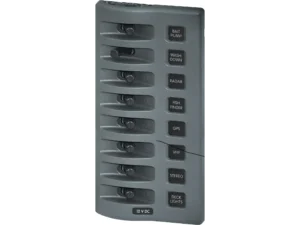 Blue Sea Weather Deck Panel 12v 8 Gang Switch Panel