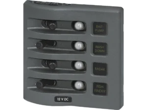 Blue Sea Weather Deck Panel 12v 4 Circuit Breaker Panel