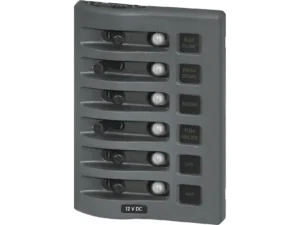 Blue Sea Weather Deck Panel 12v 6 Circuit Breaker Panel