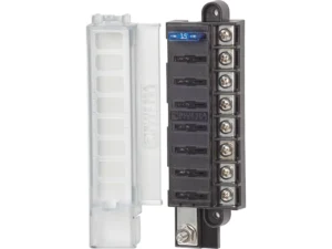 Blue Sea 5046 8-Circuit Fuse Block ST ATO/ATC with Cover
