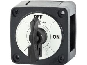 Blue Sea M-Series Battery Switch On/Off Black with Locking Key