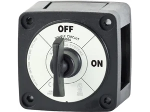 Blue Sea M-Series Battery Switch On/Off Black with Key