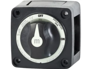 Blue Sea M-Series Battery Switch On/Off Black with Knob