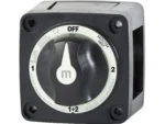 Blue Sea M-Series Battery Switch On/Off/On/Both with Knob Black