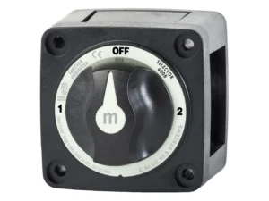 Blue Sea M-Series Battery Switch On/Off/On with Knob Black