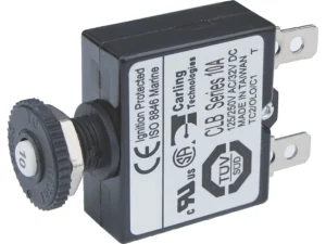 Blue Sea 10A Push Button Quick Connect Circuit Breaker