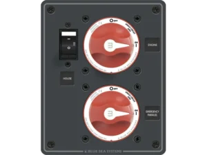 Blue Sea Dual Battery Bank Management Panel Main + 3 Position