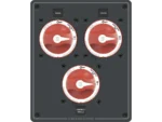 Blue Sea Traditional Metal Dual Bank Battery Management Panel